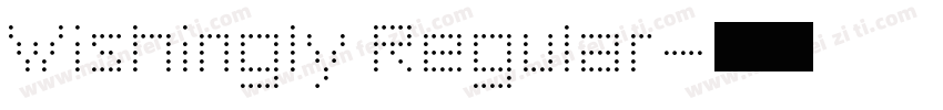Wishingly Regular字体转换